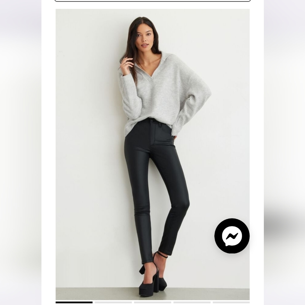 NWT Garage Skinny Coated Jeans size 3